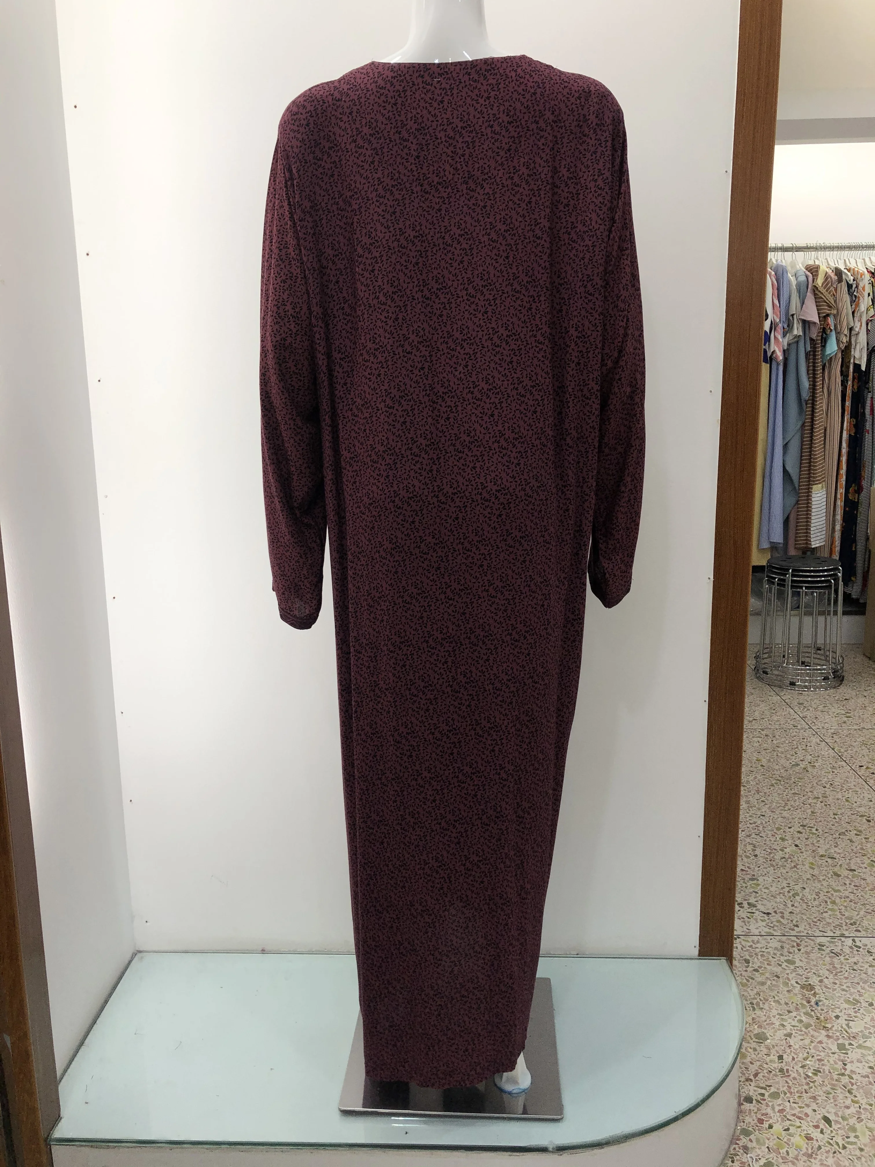 Марокканская женская ночная одежда летняя вискозная мусульманская женское длинное платье