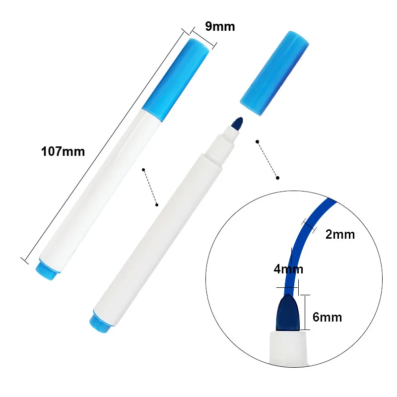 40 White Set Mini Metallic Paint Pack Of 6 Markers Primary Colors Fabric Marker Pen