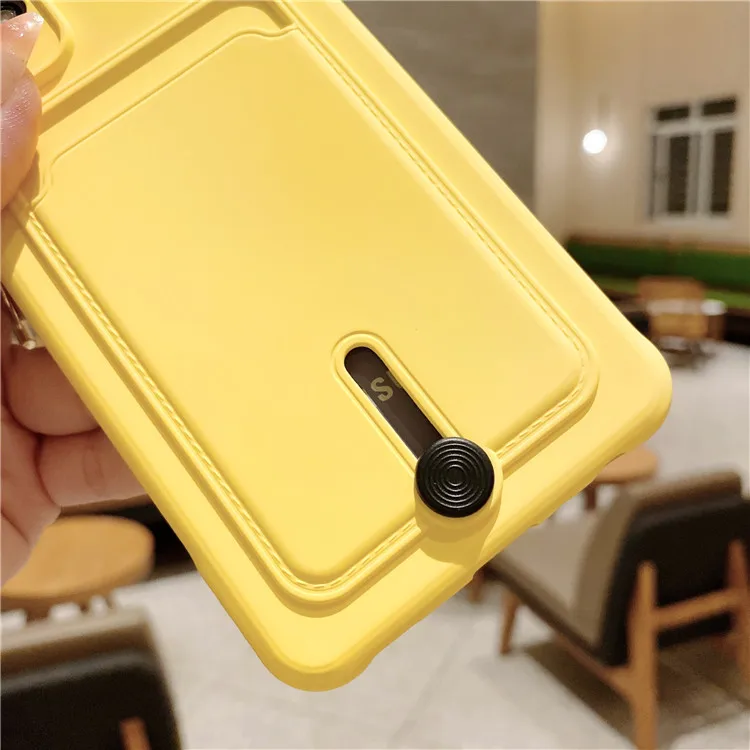 Card Bag Wallet Phone Case For Samsung Galaxy S21 Plus  A72 A52 A32 A22 Cell Phone Soft Silicone Cover