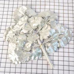 3D artificial decoration of ginkgo tree branches and leaves three-dimensional