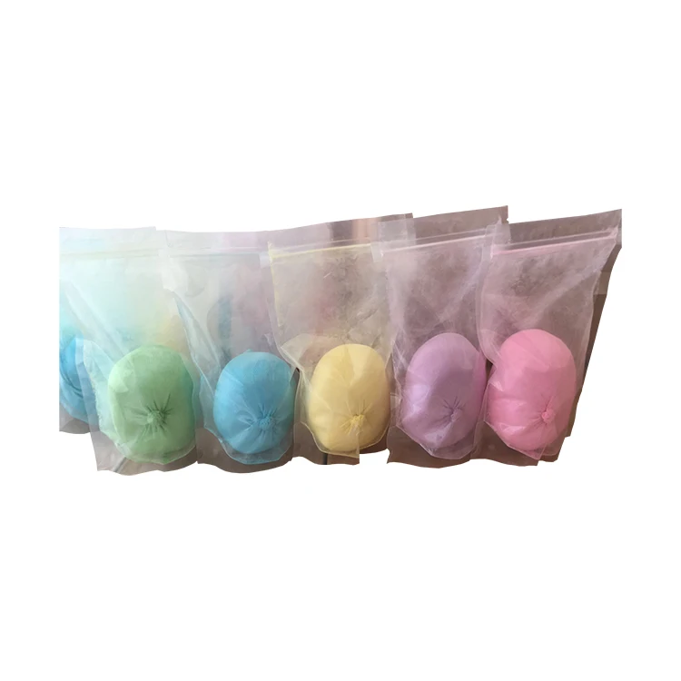 
colored chalk powder chalk ball in gymnastics red yellow green blue pink purple 