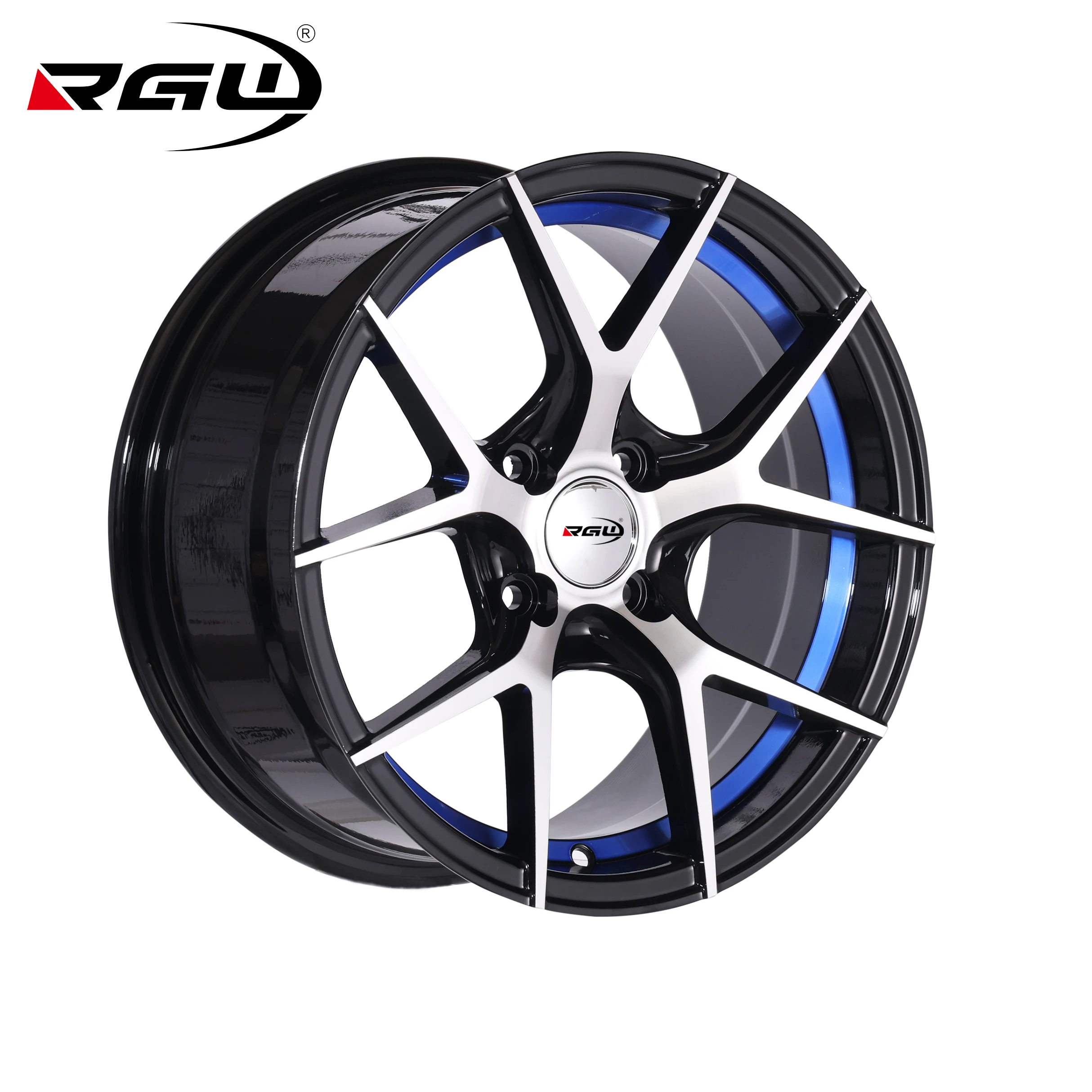 8832 Пользовательские синие колеса 5x114 3 r17 r18 4x114 4x100 колесный сплав обод 18 16 15 14 13 дюймов 4 отверстия