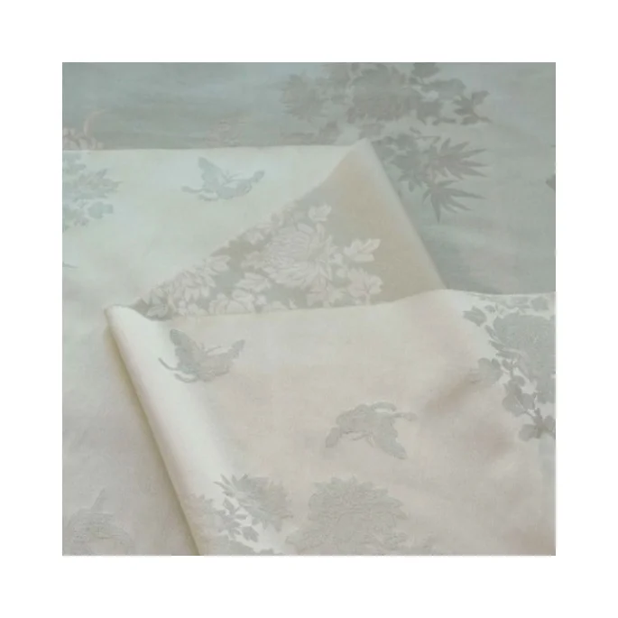 New fashion Light satin fancy silk antique cheongsam soft jacquard fabric for luxury clothing