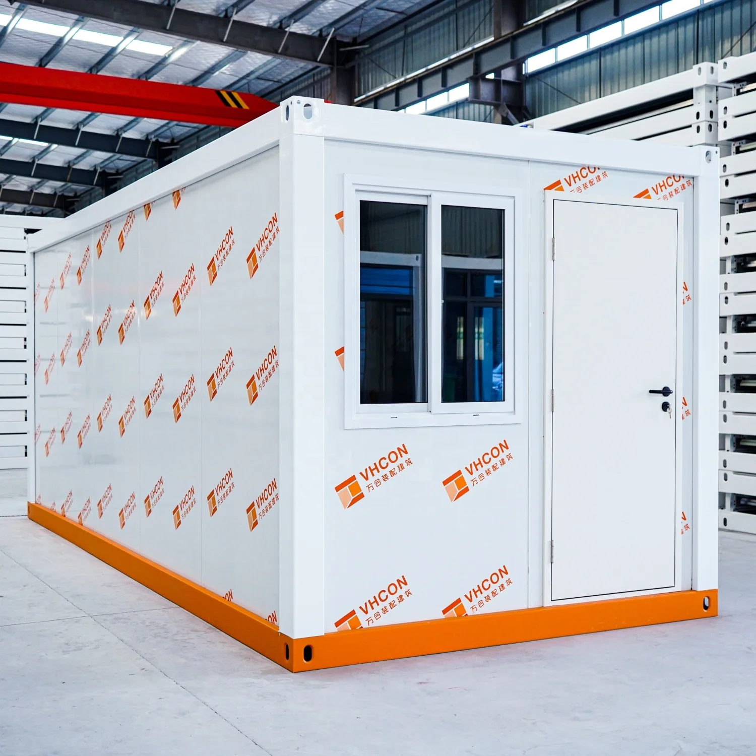 Chinese Cheap Price Kit Flat Pack Welded Fully Furnished Prefab Removable Fast Assemble Luxury House Foldable  Container 40FT