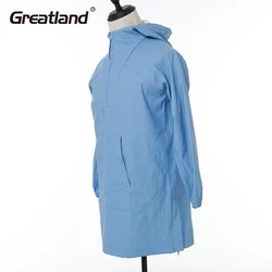 Wholesale Waterproof Breathable Adult Pu Jacket Raincoat Waterproof Rain Gear