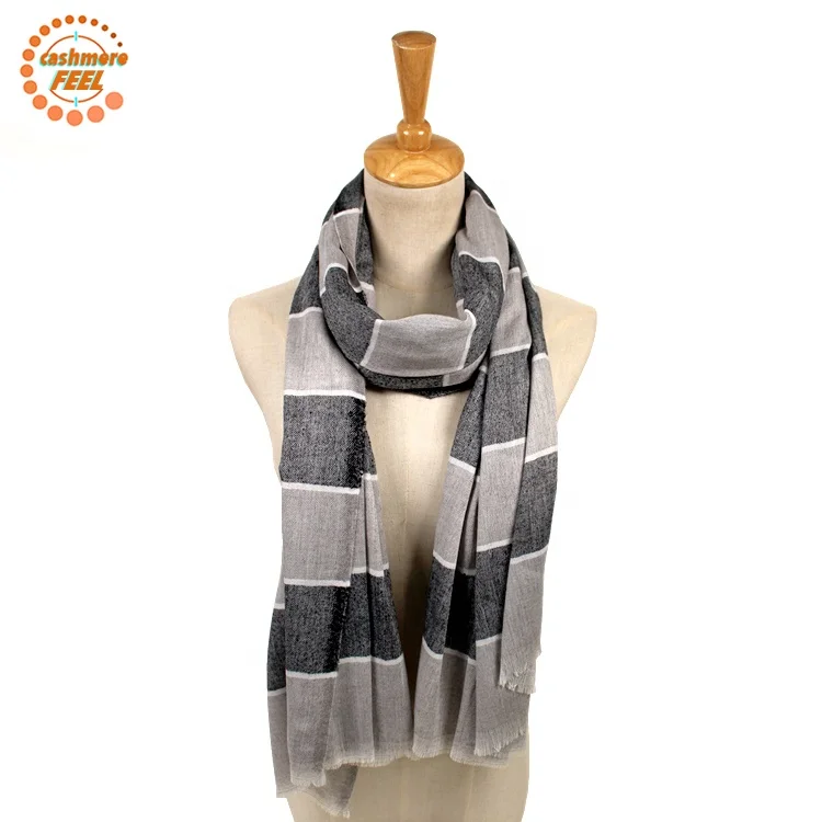 Pashmina Feeling Rayon Polyester Cashmere Scarves Women Premium Linen 100% Soft Jersey Coton Cotton Hijab