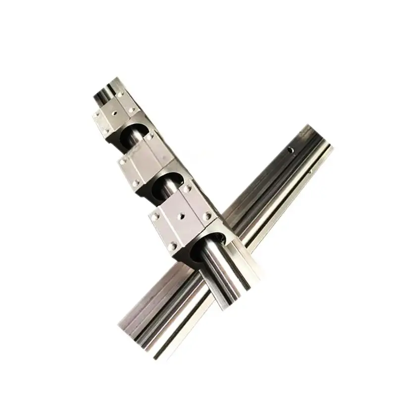 Lengthened slider round guide rail KRBR/KRBRL12 16 20 25 30L with seat linear bearing open type