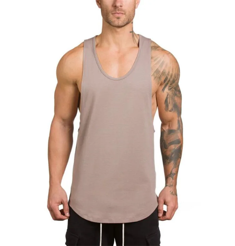 Wholesale Summer Soft Compression Fitness Sport Athletic Training Mens Tank Top