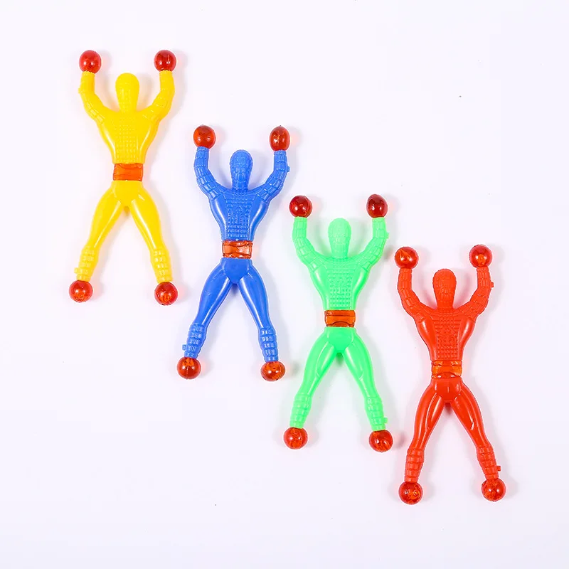 Sticky Wall Climbing Men Novelty Gift Party Kids Children Spider Climbing wall man customized Climb Wall Sticky Palm Toys