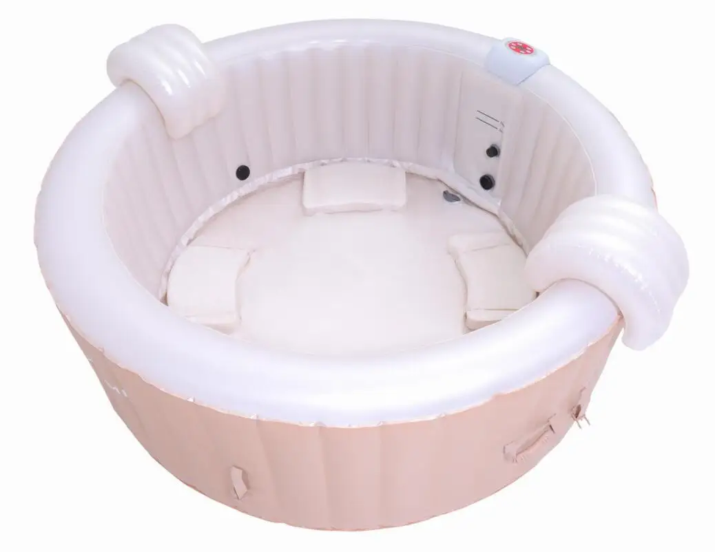 Sunshine Inflatable Portable Round Hot Tub Spa Large Swimming Spa Pool Outdoor Indoor