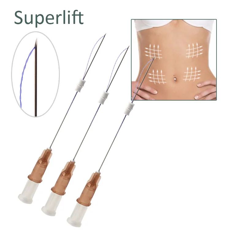 korea Body Lifting Pdo Double/Tornado Screw Sharp Needle Hilos Tensores Pdo Thread