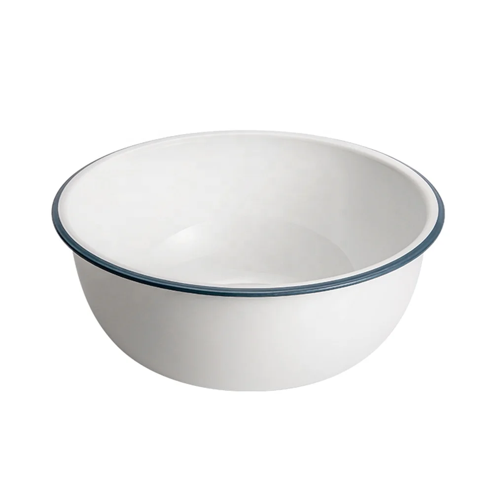 5.8L High Quality Unbreakable Durable Laundry Washroom Plastic Round Wash Basin