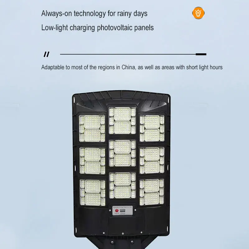 Outdoor Ip65 Waterproof Motion Sensor Security Wall Lamp Integrated Led Solar Street Light For Garden Parking Lot Garage Road