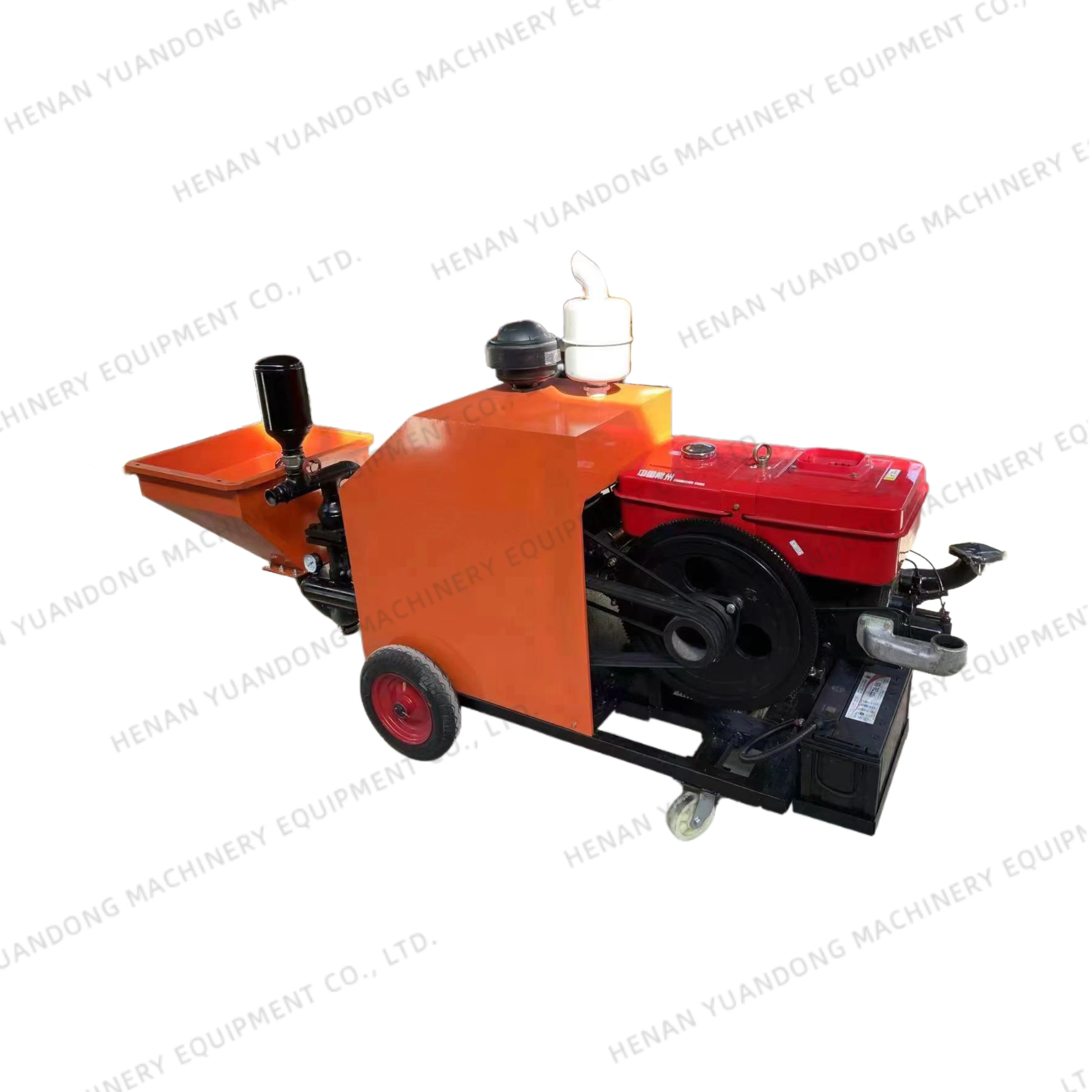 25 HP Diesel Mortar Spray Machine Best Quality Cement Wall Putty Machine