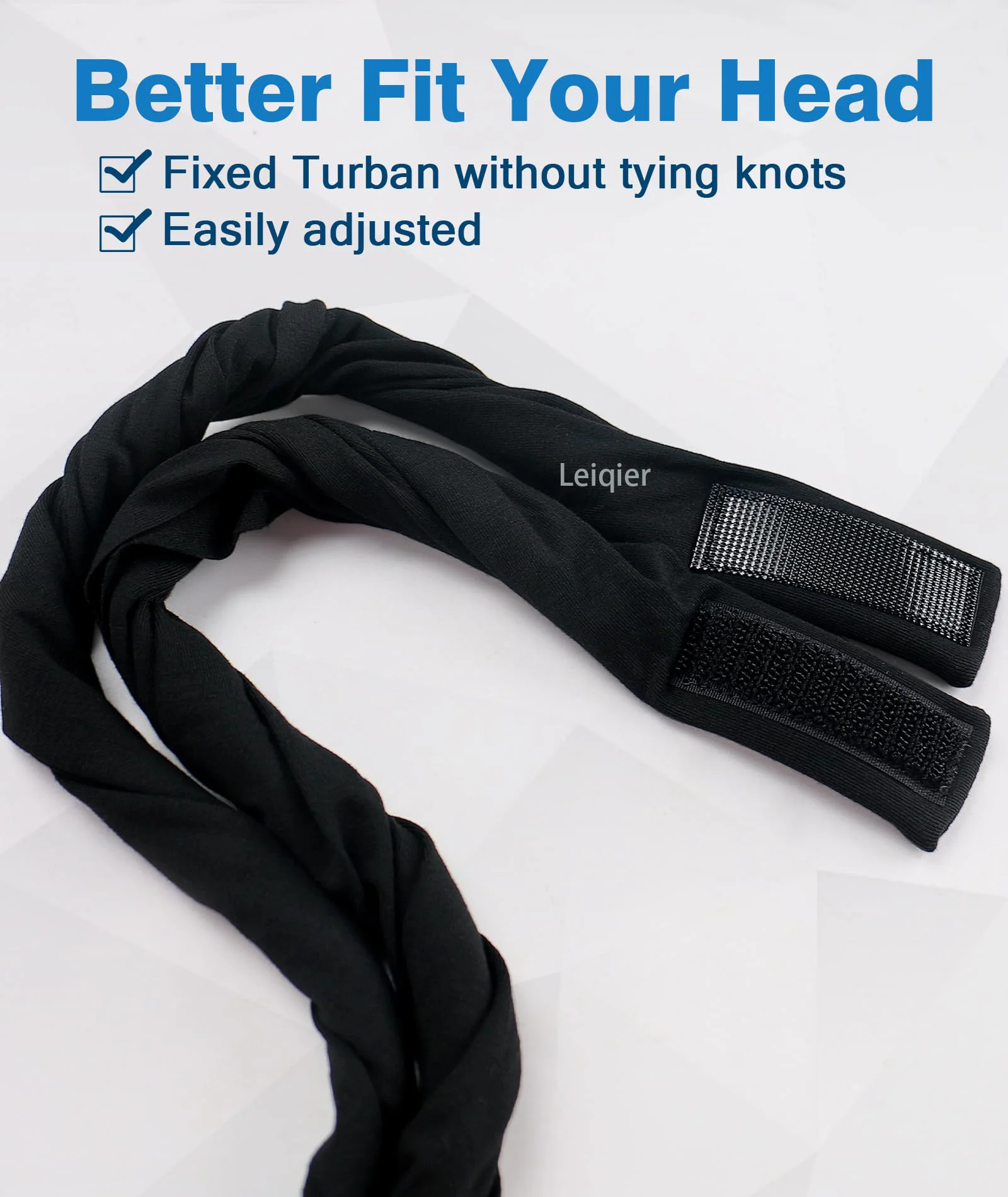 Custom Logo  Unisex Long Cotton Long Tail Silky Scarf Pirate Hat Chemo Caps Skull Hat Turban Hair Band Bandanas