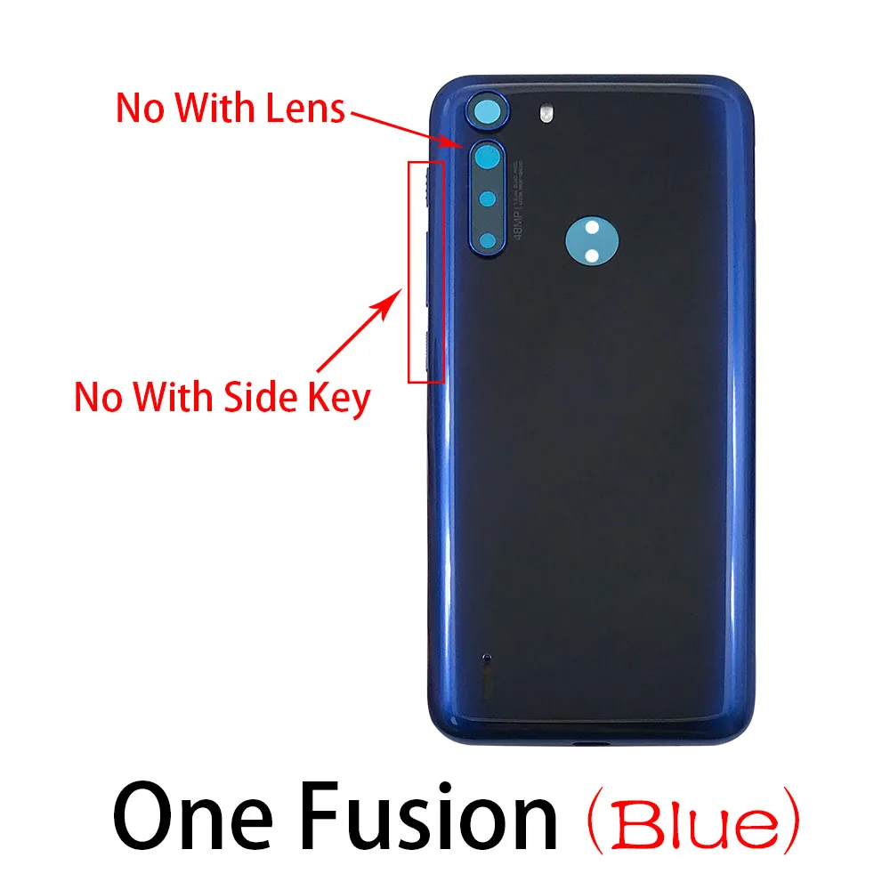 Battery Back Cover Rear Door Housing For Moto One Zoom / One Fusion / One Hyper / G9 G10  Plus Play mobile phone parts