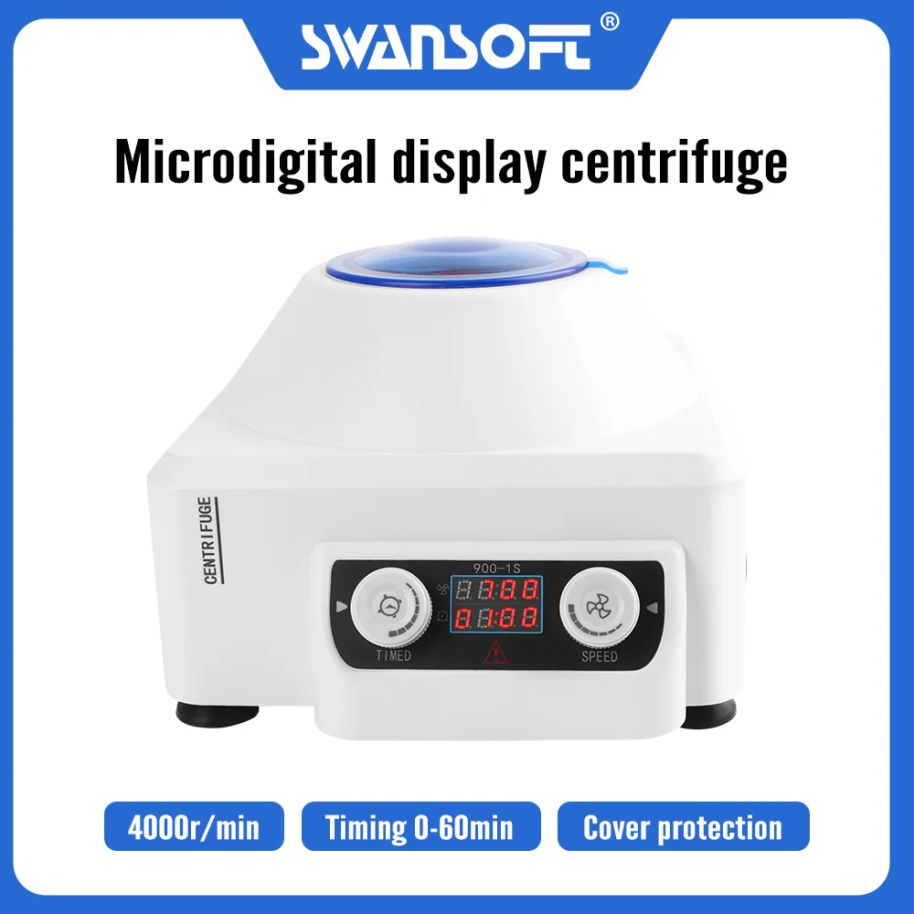 Swansoft 6*20ml PRP Centrifuge Machine with LCD Screen Used in Hospitals Chemical and Biochemical Labs
