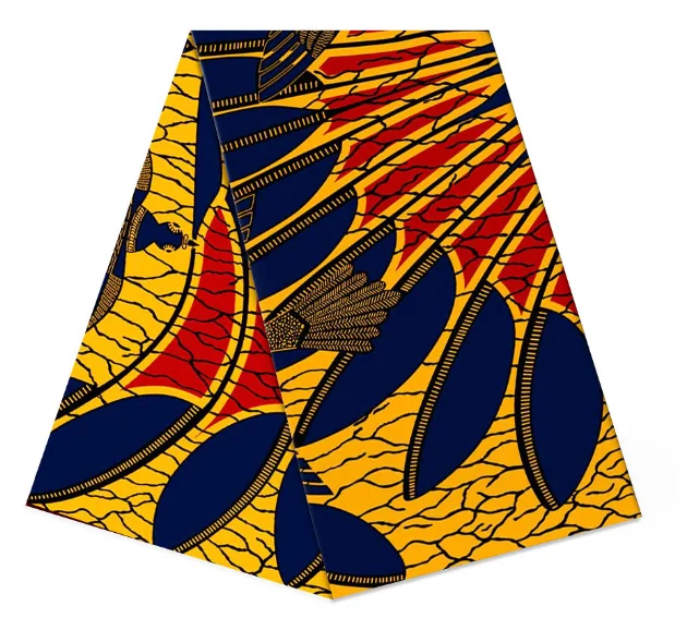 Hot sale African Wax Manufacture  ready to ship   Prints Ankara Pattern 100% Cotton Cloth Wax Fabric