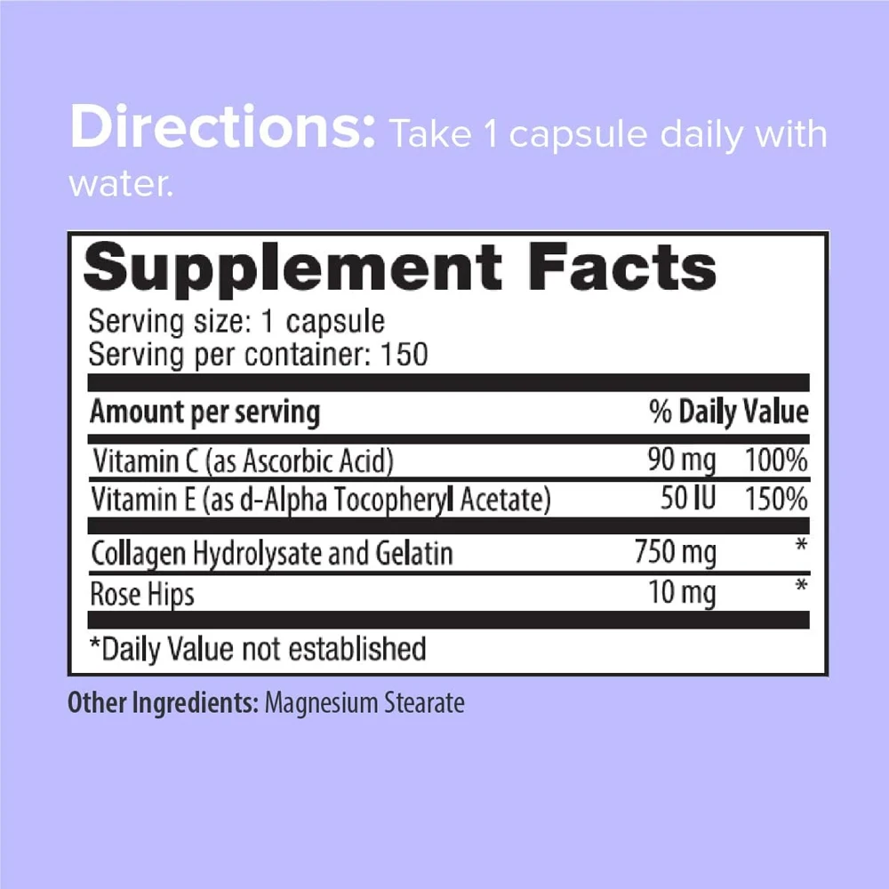 \Wholesales Increased Cutaneous Respiration Provides Collagen for Bones Joints Cartilage Natural Collagen Capsules