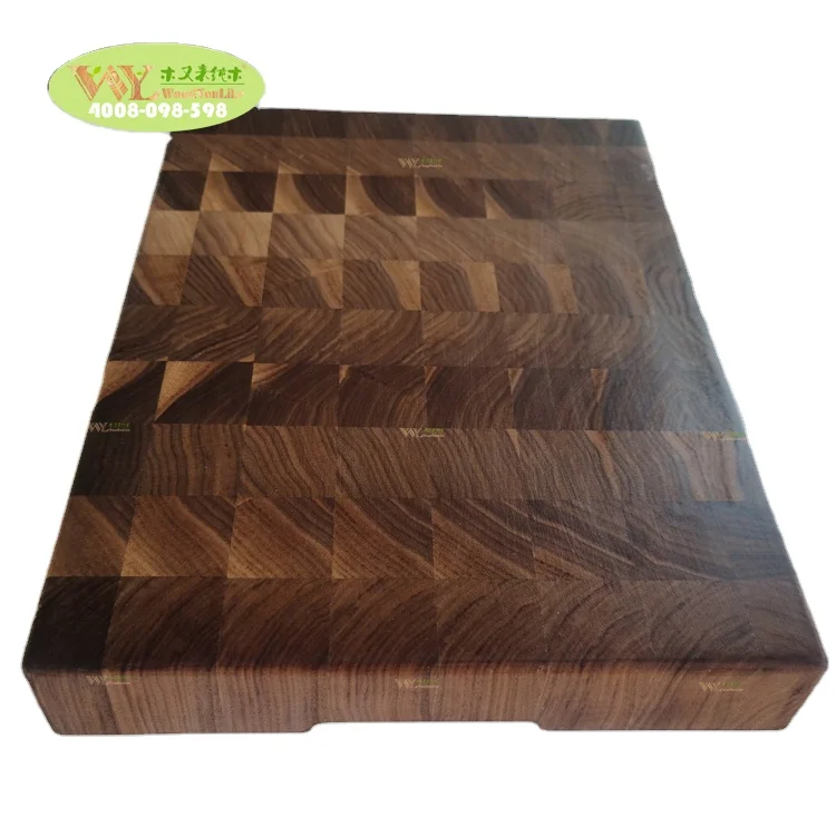 Factory Customize Walnut End Grain Cutting Boards For Kitchen Pizza Cutting Board,wooden Cheese Cutting Board
