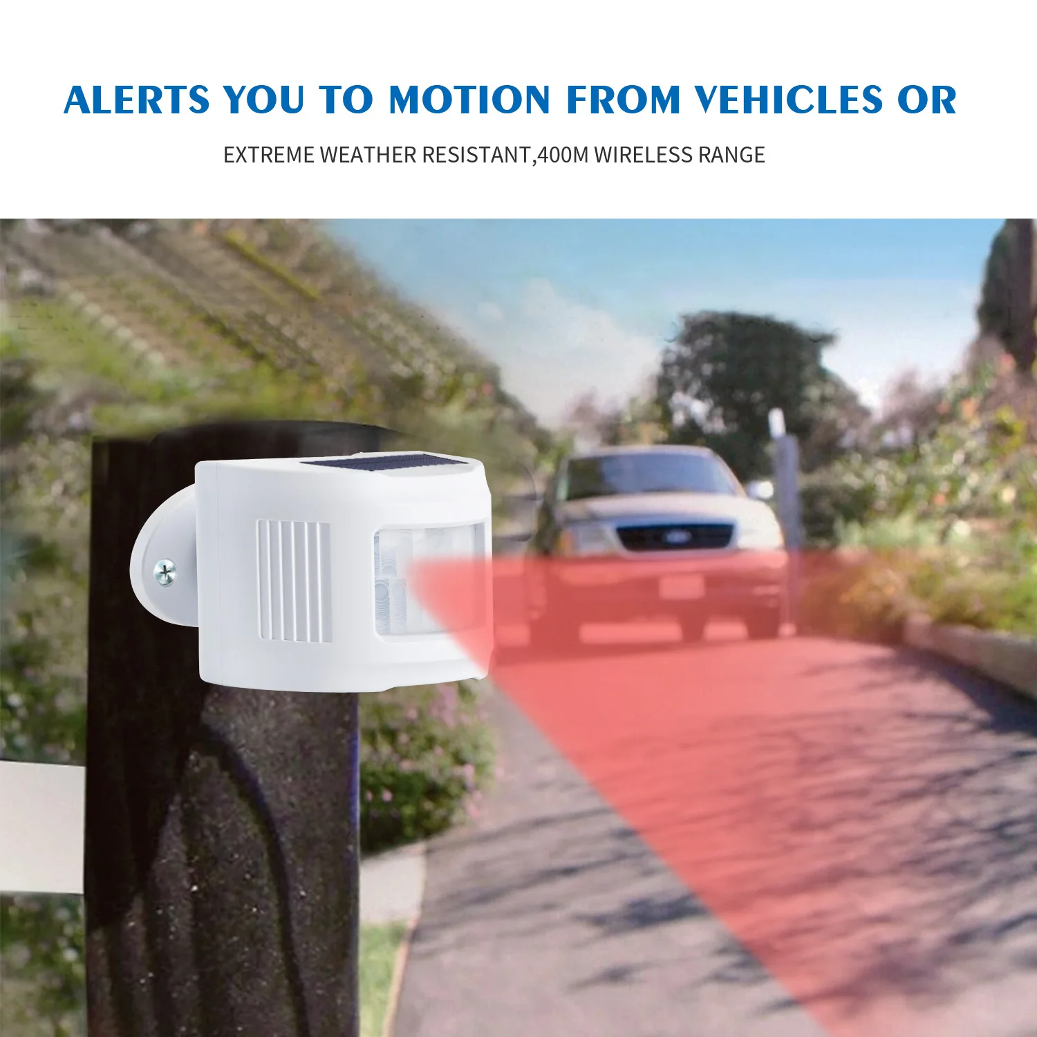 China Manufacturer Hot Sale Waterproof Door Alarm Motion Sensor Alarm System Wireless