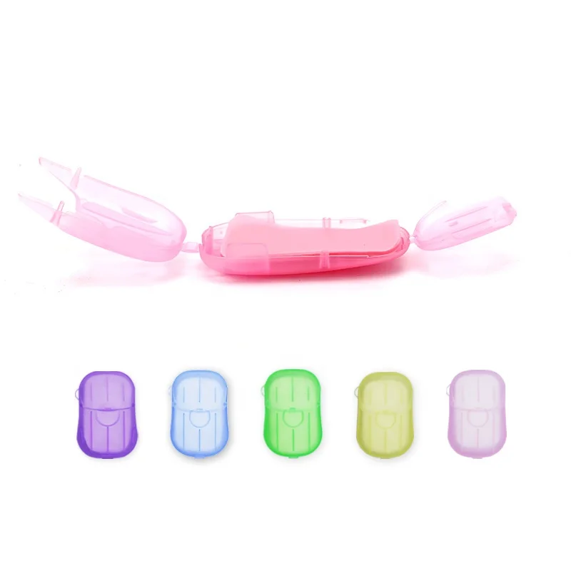 2023 Organic Soap Chips Sheets Fruity Arom Disposable Travel Water Soluble Dissolving Hand Soap Paper