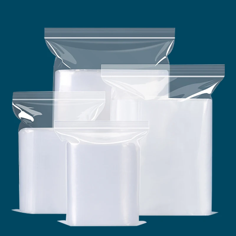 YURUI Factory Clear Poly Print Bag Custom zipper bags