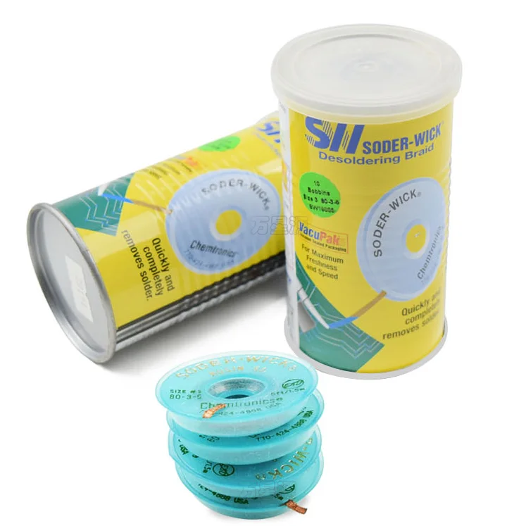 SW18025   Lead Free Desoldering Wire Solder Wick/Copper Braided Wire Desoldering Tool Kits/ Solder Wick
