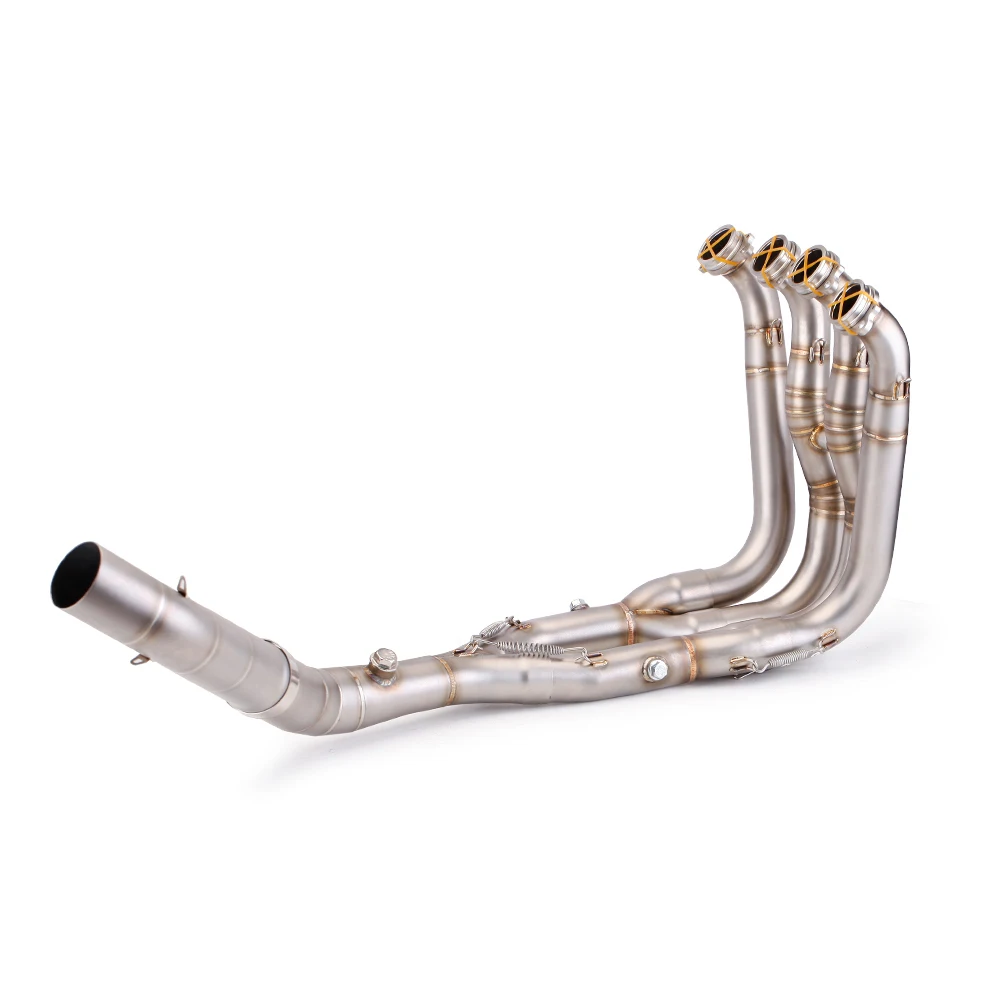 Slip On For BMW S1000RR 2017 2018 S1000R 2017-2020 Motorcycle Exhaust System Modify Front Header Link Pipe 60mm Escape Moto Tube