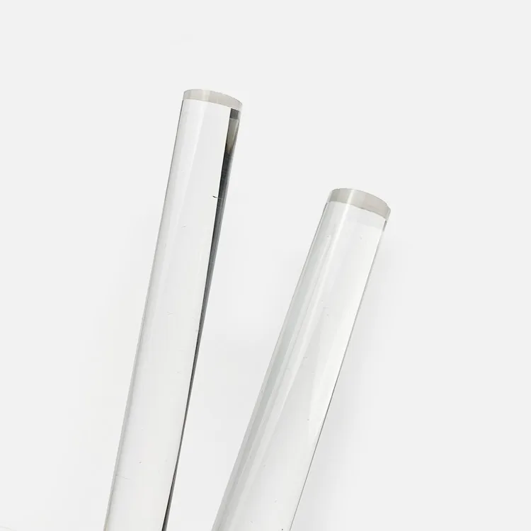 high quality clear quartz glass rods/quartz solid cylinder