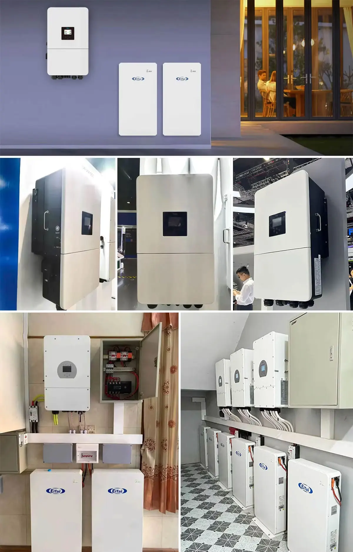 Deye New Model Sun-14/15/16/18/20K-Sg05Lp3-Eu-Sm2 14K 15K 16K 18K 20K Three Phase Hybrid Inverter