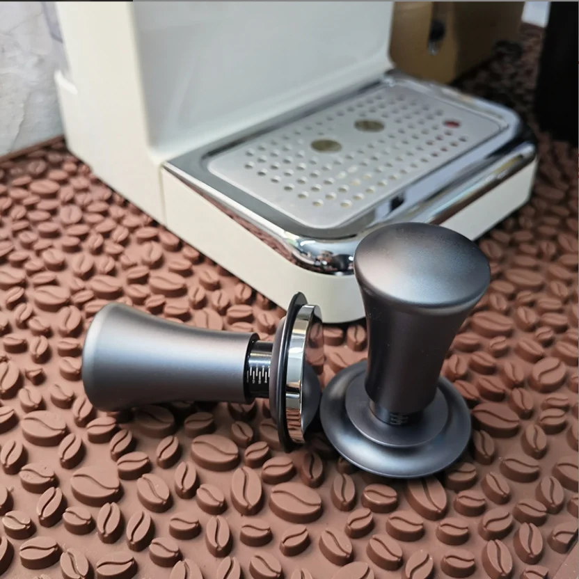 58mm Calibrated Espresso Tamper,Constant Pressure Coffee Tamper with Adjustable height scale