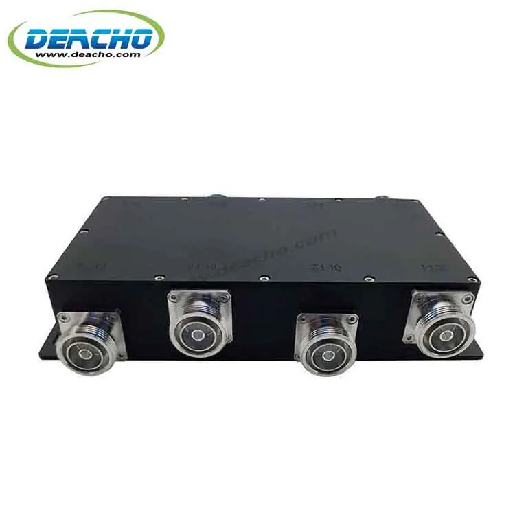 698-2700MHz 4x4 3dB DIN 7/16 hybrid coupler 4 in 4 out