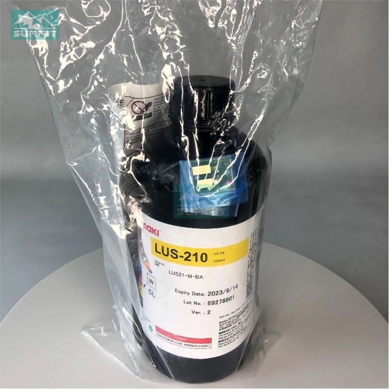UJV100-160 Original Magenta UV Ink Version2 LUS210 Lus-210 Smooth Magenta Ink With Chip