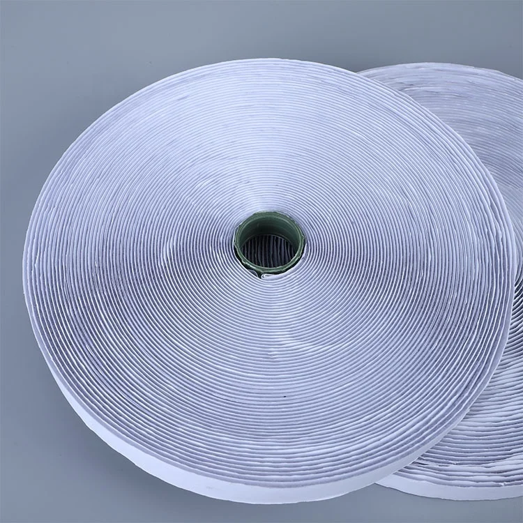 Hook and Loop Tape Color White Heavy Duty Adhesive Hook Loop Strip Mounting Tape for Indoor and Outdoor