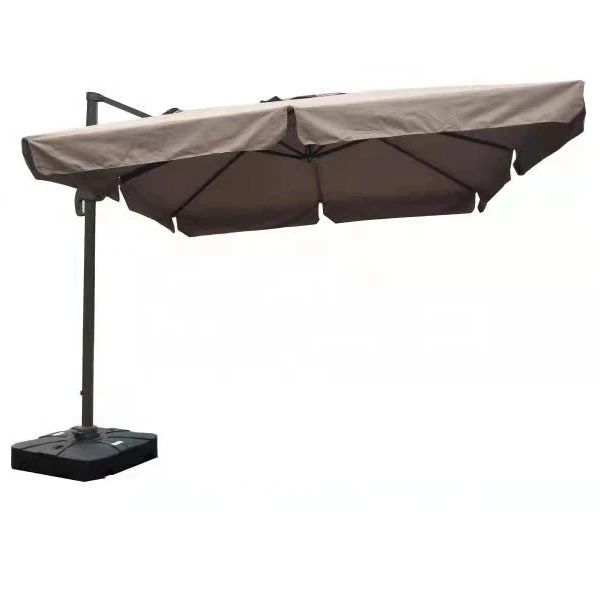 Outdoor Table Chair With Umbrella Square push big Paris umbrella aluminum courtyard garden outdoor parasol.
