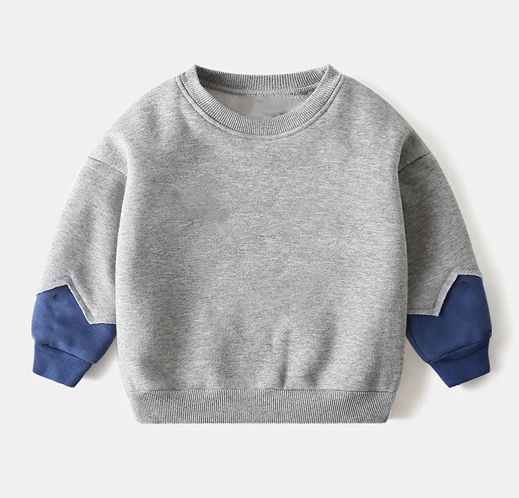 Высококачественная односторонняя флисовая Детская толстовка с капюшоном от производителя комплектного оборудования детская толстовка с круглым вырезом для мальчиков детская одежда