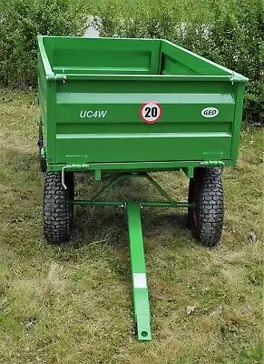 Небольшой трактор прицеп тележка для садовых хозяйств ATV UTV 4 колеса