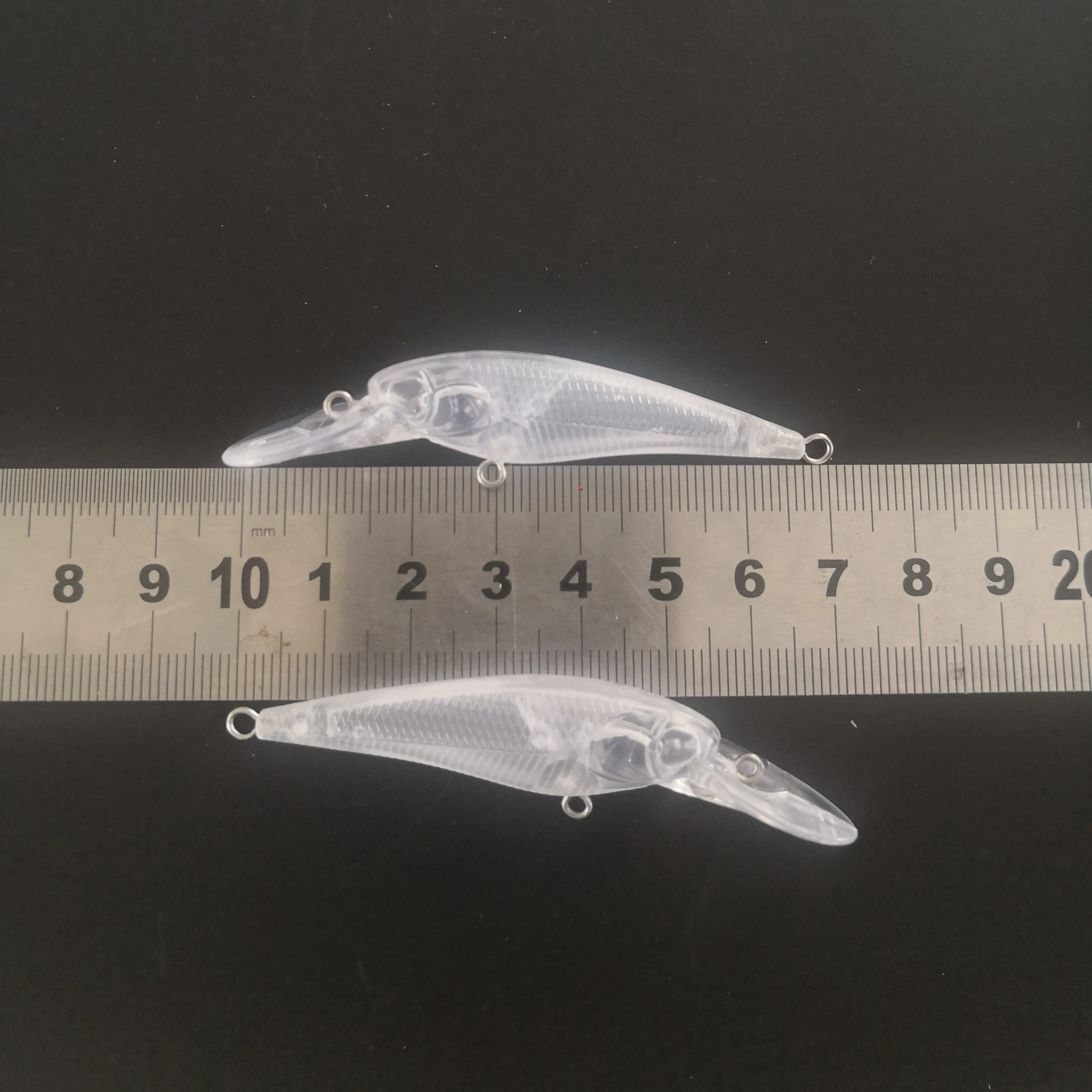 NO MOQ Unpainted Minnow bait Fishing Lure Body 75MM 2.8G Blank lures FREE EYE 8182