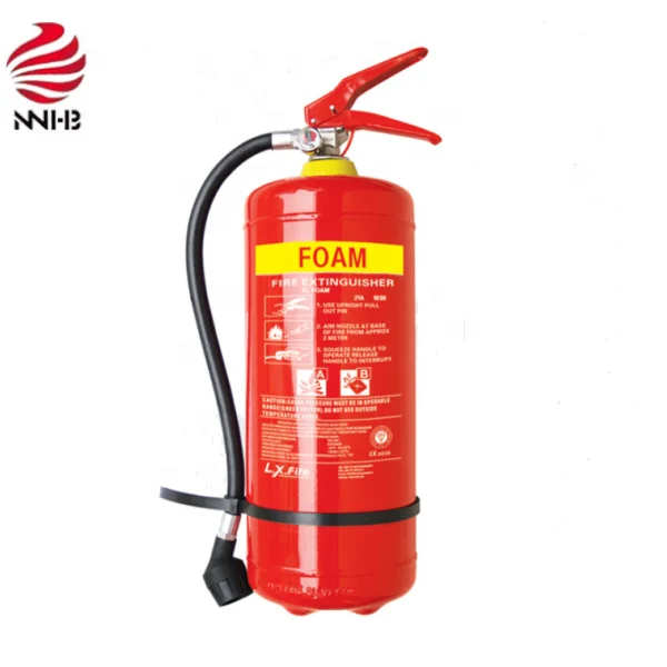 CE Certified 6L Portable Steel Foam Fire Extinguisher Stand EN3 Approved Foam Extintor for Sale