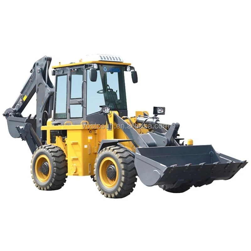 Backhoes For Construction Work Mini Excavator Farm Tractor With Front End And Cheap Backhoe Loader 4x4 Compact