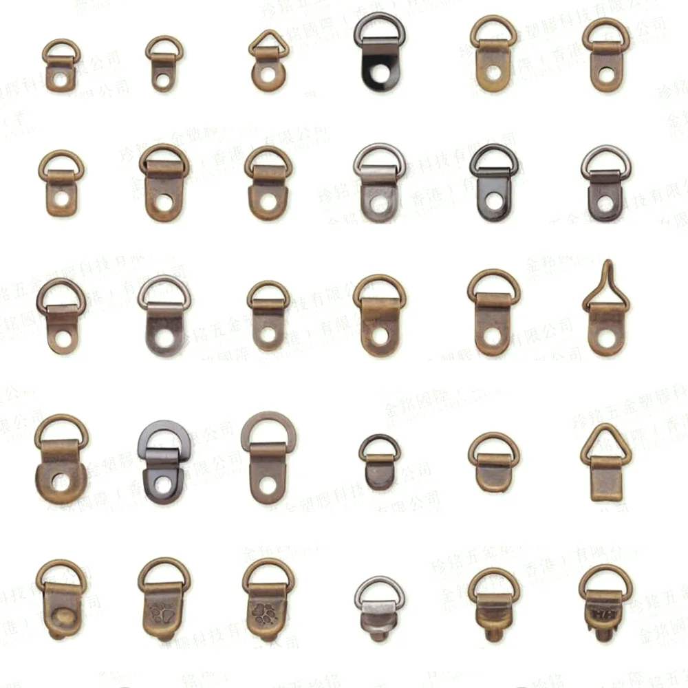 Custom Style Shoe Boot Lace Hooks Lace Fittings With Rivets For Outdoor Hiking Camping Climb Accessories