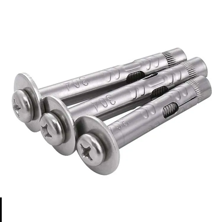 M6 M8 M10 304 stainless steel round head screw pan head cross internal expansion anchor bolt
