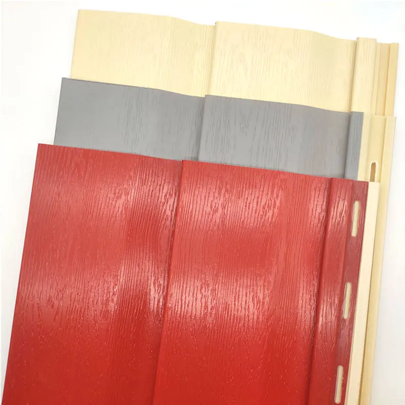 Durable Building Materials PVC Vinyl Shake  Siding For Outdoor House Construction Exterior