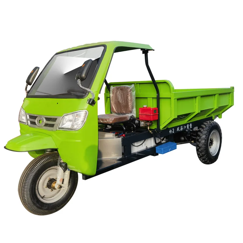 Bob-Lift Closed Agricultural Electric Tricycle Agricultural Transport Cargo Motor Tricycle For Sale