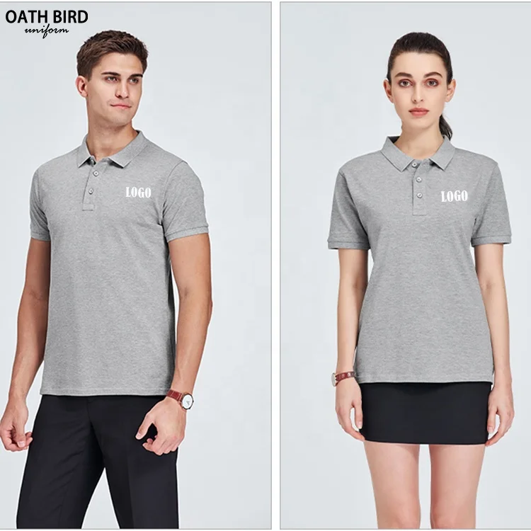 Custom Your Company Logo Cotton TShirts Corporate Uniform Polo Shirt Blank Plain Embroidered Mens Business Golf Polo Shirt