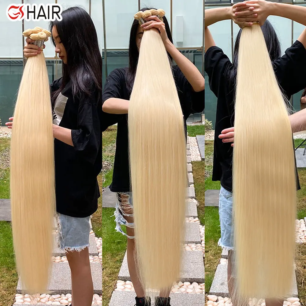 
Wholesale Blonde 613 virgin Human Hair Extension,613 Cuticle Aligned Virgin Hair bundle,40 Inch Blonde hair bundles with closure 