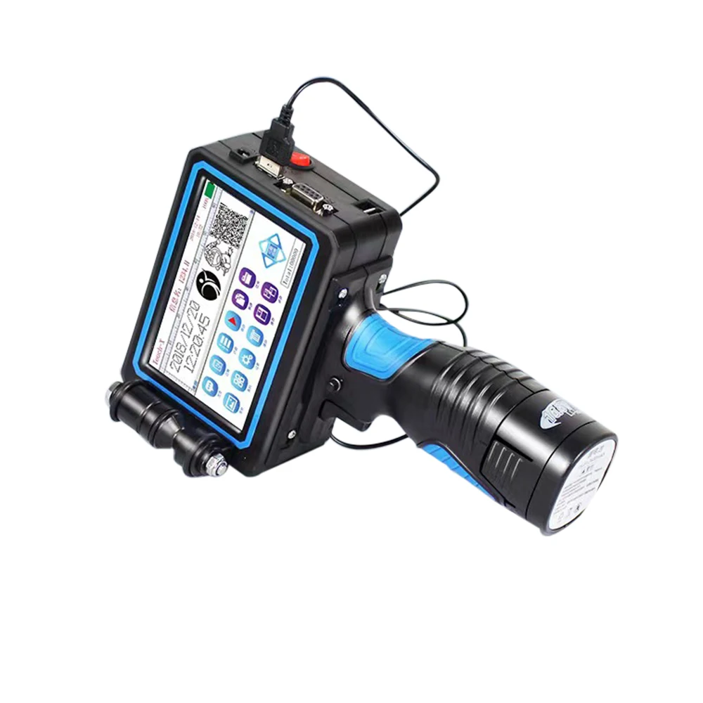 More languages TIJ 12.7mm newest expiry date online  handheld inkjet for  belt thermal portable lot number batch number