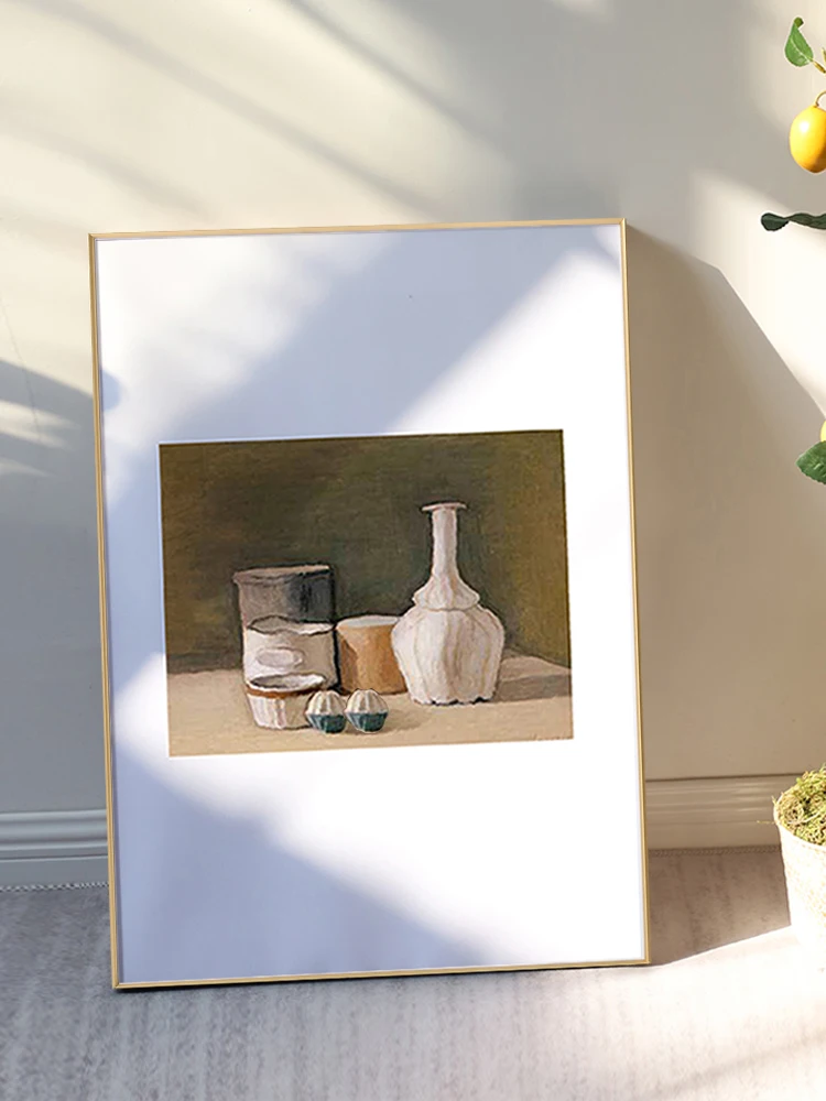 Thin edge narrow edge aluminum alloy photo frame any size mounting poster hanging wall modern simplicity