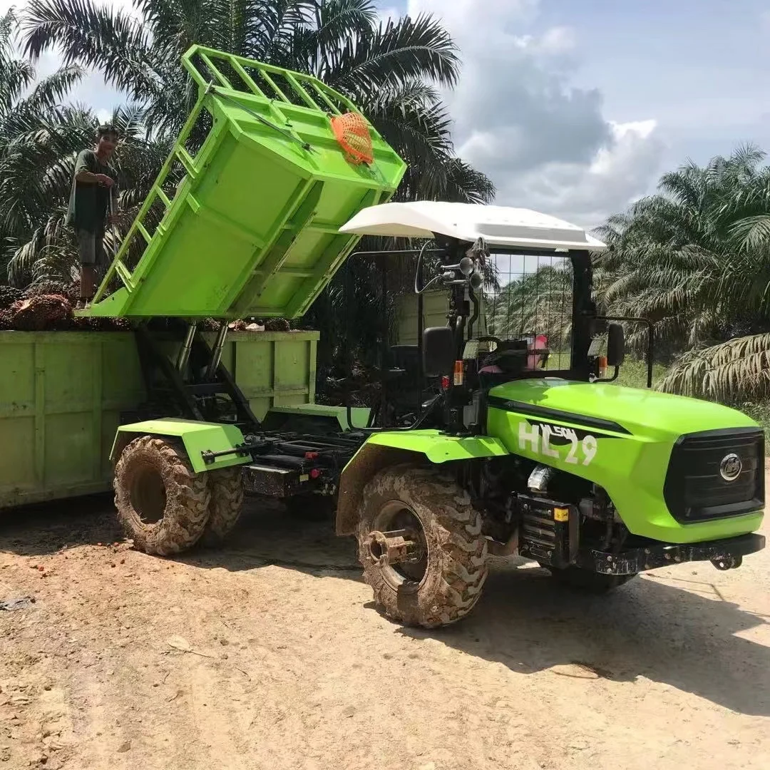 50hp China Engine Oil YUCHAI Engine Palm Fruit Collection Mini Tractor Cargo China Ke Indonesia 4 Cylinder Engine Farms Ltd.